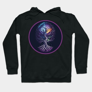 Cosmic Roots - Yggdrasil Galaxy Hoodie